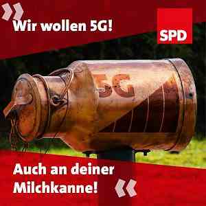 Wir wollen 5G auch an deiner Milchkanne!