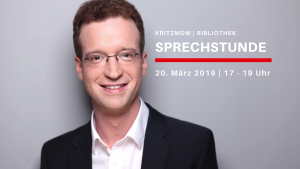 Einladung Sprechstunde am 20.3.2019 17-19 Uhr in Kritzmow