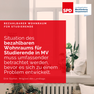 Bezahlbarer Wohnraum für Studierende in MV