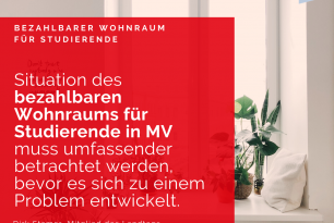 Rede zum Thema „Bezahlbarer Wohnraum für Studierende“ Rede zum Thema „Bezahlbarer Wohnraum für Studierende“