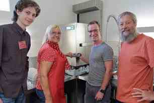 Gastrospülmaschine für Pfarrscheune Lichtenhagen-Dorf