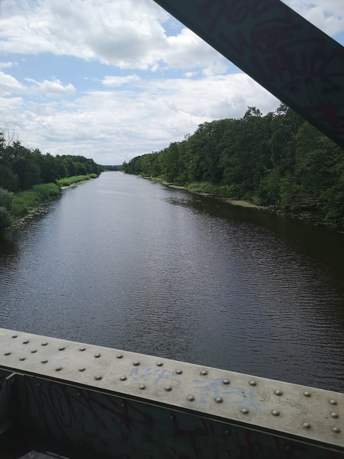 Warnowbrücke Ausblick