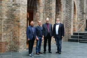 Amtsantrittsbesuch beim Rektor Prof. Lang der Hochschule für Musik und Theater in Rostock