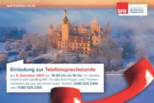 Traditionelle Telefonsprechstunde der SPD-Landtagsfraktion am 5. Dezember